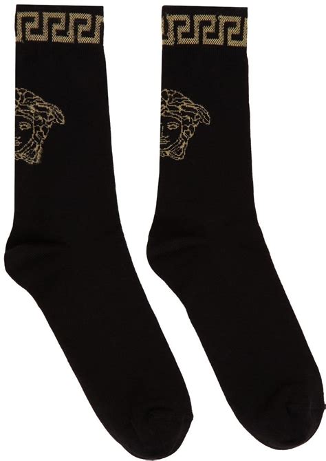 versace mens socks|versace socks black and gold.